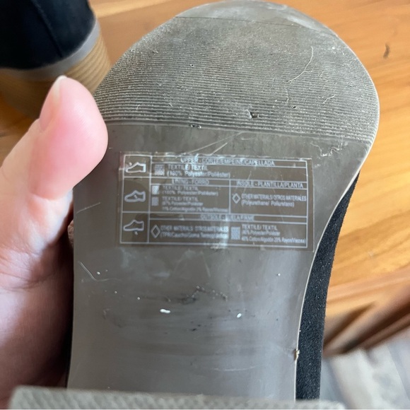 Women’s Forever 21 Black Faux Suede Heeled Ankle Booties Size 10 - Picture 6 of 6